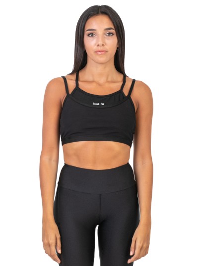 Top Shein Shine Black