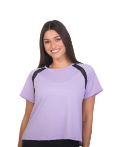 Remera Ruffle Lila