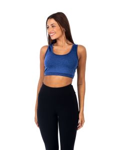 Top Evaluna Melange Azul