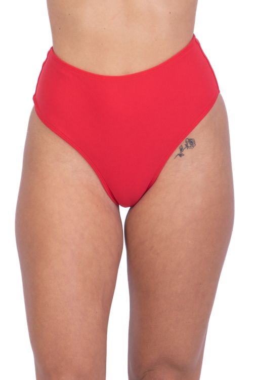 Colaless Tiro Alto Benita Chic Red