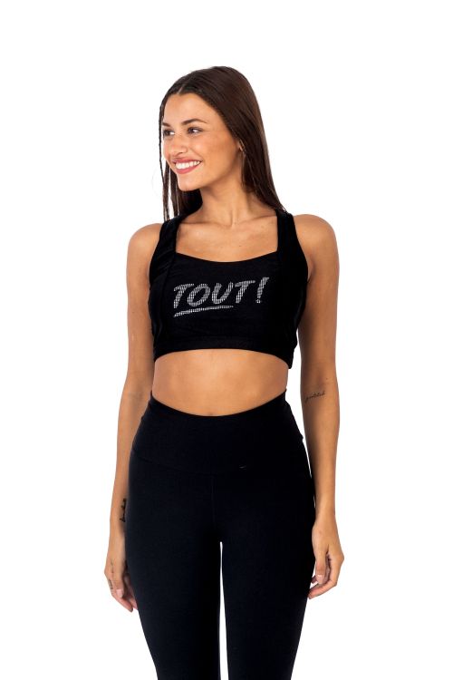 Top Cinthia Shine Black